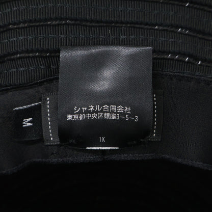 CHANEL シャネル 美品 国内正規 22P ココマーク ペーパー バケットハット 帽子