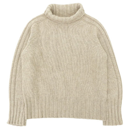 bamford バンフォード ウール カシミヤ タートルネック ニットセーター トップス レディース ベージュ S トップス