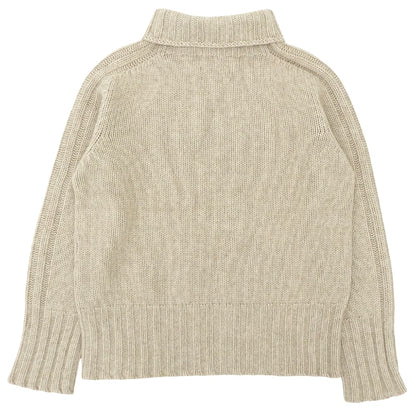 bamford バンフォード ウール カシミヤ タートルネック ニットセーター トップス レディース ベージュ S トップス