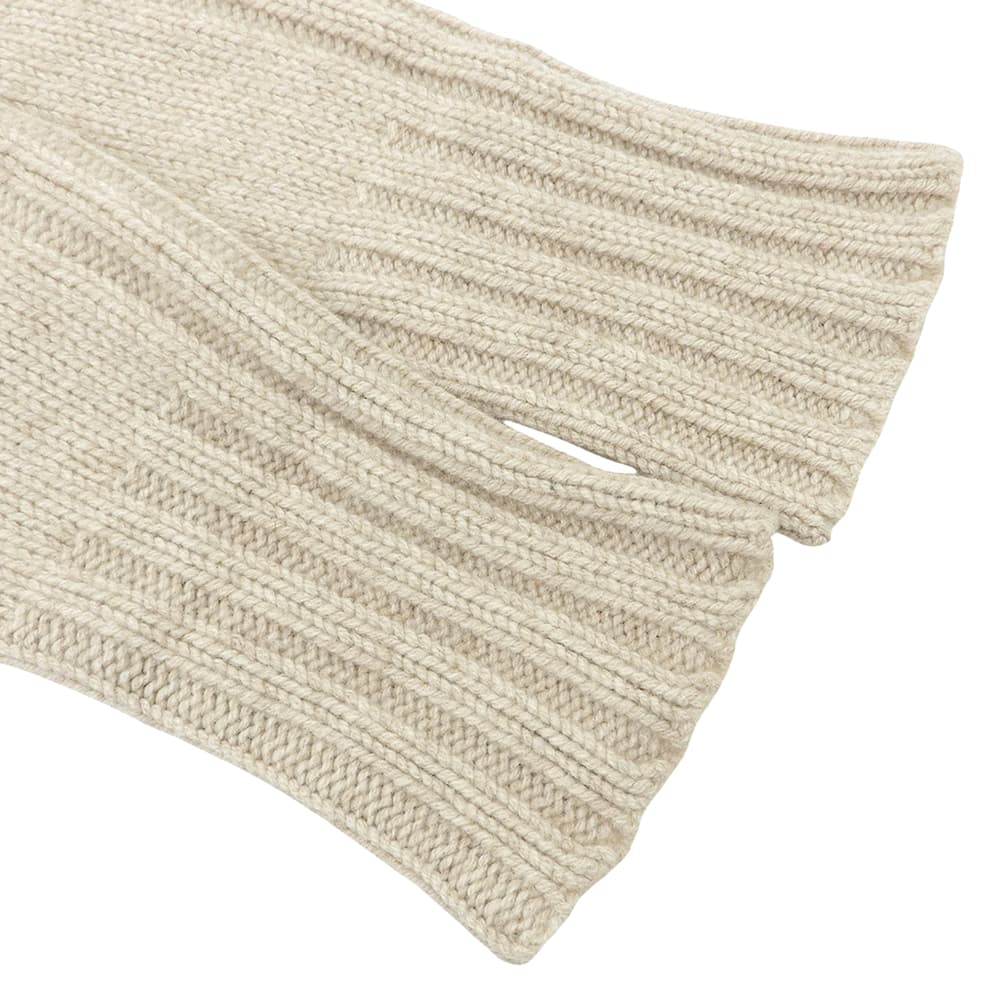 bamford バンフォード ウール カシミヤ タートルネック ニットセーター トップス レディース ベージュ S トップス