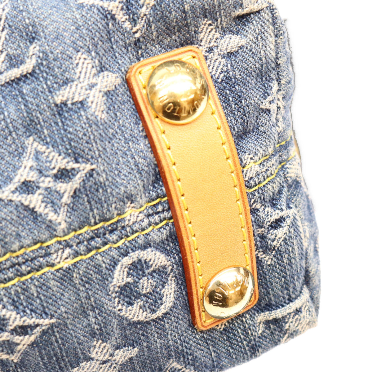 LOUIS VUITTON ルイヴィトン 06年 M95049 モノグラム デニム バギー PM ロング ショルダーバッグ ショルダーバッグ