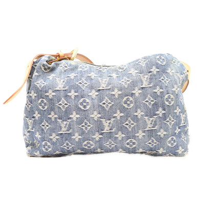 LOUIS VUITTON ルイヴィトン 06年 M95049 モノグラム デニム バギー PM ロング ショルダーバッグ ショルダーバッグ