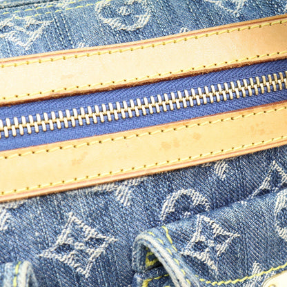LOUIS VUITTON ルイヴィトン 06年 M95049 モノグラム デニム バギー PM ロング ショルダーバッグ ショルダーバッグ