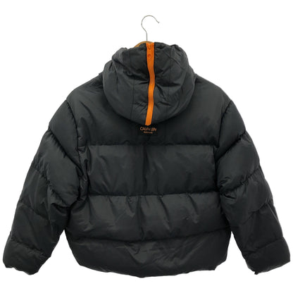 CalvinKlein カルバンクライン 4WF9O553 ネイビー×オレンジ フーディー ダウンジャケット」」 トップス