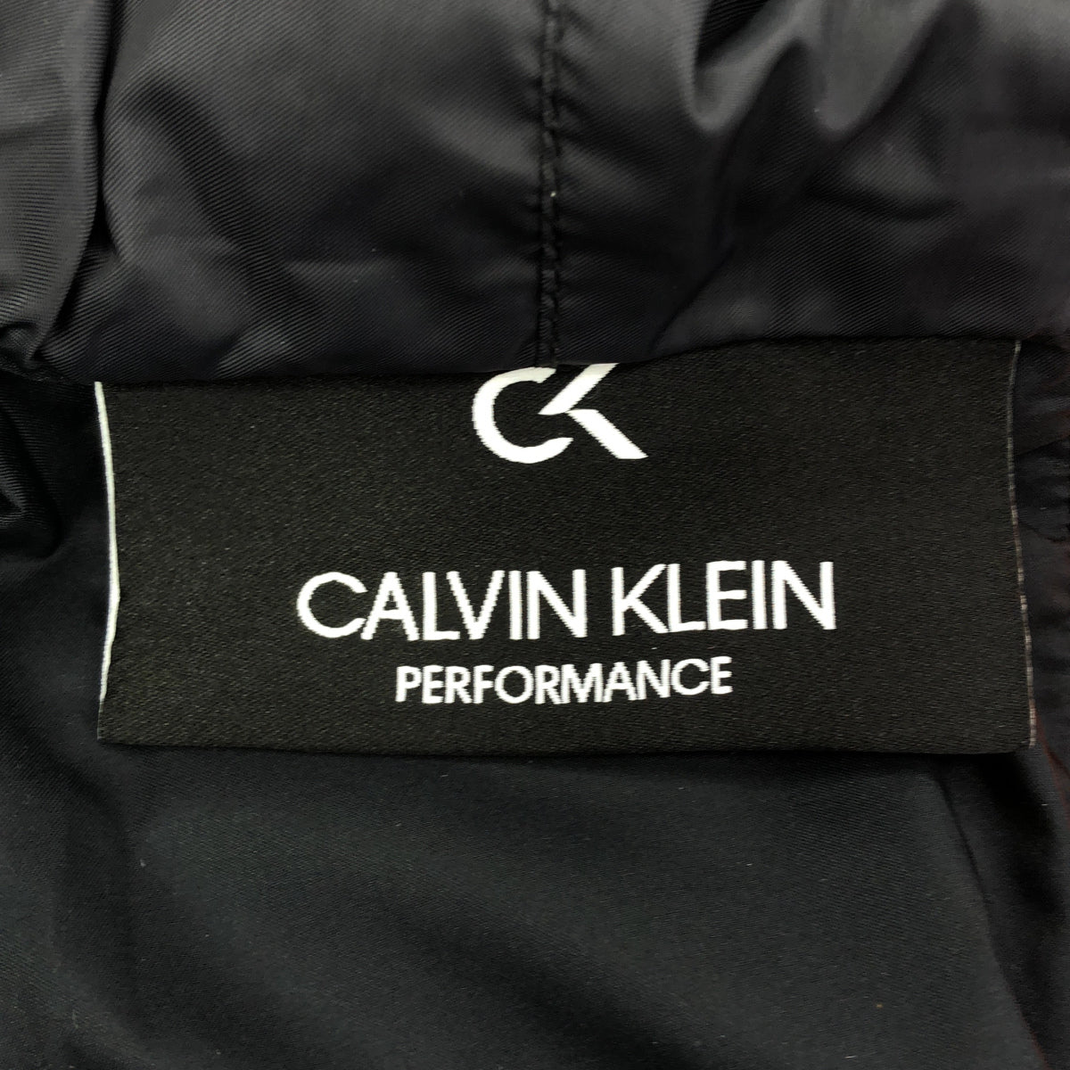 CalvinKlein カルバンクライン 4WF9O553 ネイビー×オレンジ フーディー ダウンジャケット」」 トップス