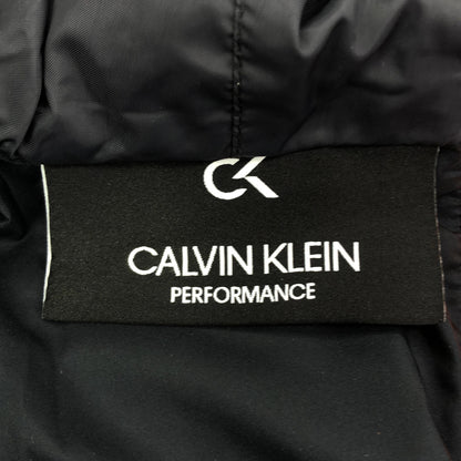 CalvinKlein カルバンクライン 4WF9O553 ネイビー×オレンジ フーディー ダウンジャケット」」 トップス