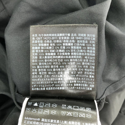 lululemon ルルレモン ブラック Wunder Puff ダウンフィル クロップ ダウンジャケット トップス