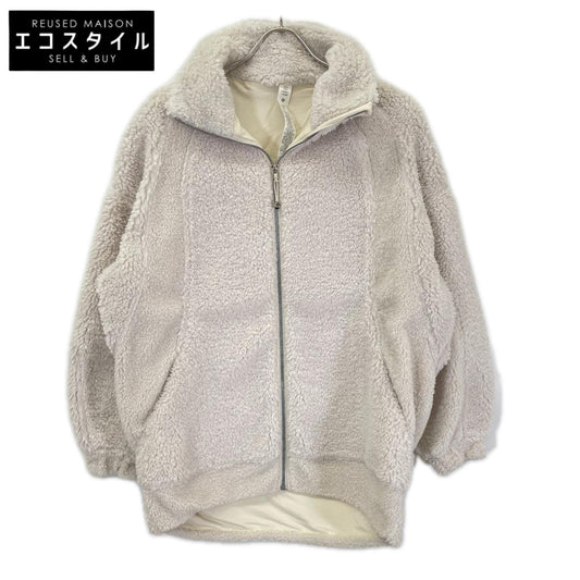 lululemon ルルレモン アイボリー スタンドカラー ボアジャケット ジャケット