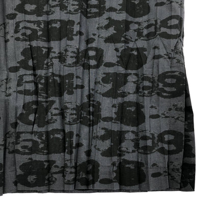 ISSEY MIYAKE FETE イッセイミヤケフェット IF72FJ255 グレー 総柄 プリーツシャツ トップス