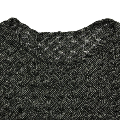 MISSONI SPORT ミッソーニスポーツ 2M125LM111 グレー ウール混 ジグザグ ボートネックニットトップス トップス