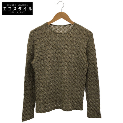 MISSONI SPORT ミッソーニスポーツ ブラウン ウール混 ジグザグ ボートネックニットトップス トップス