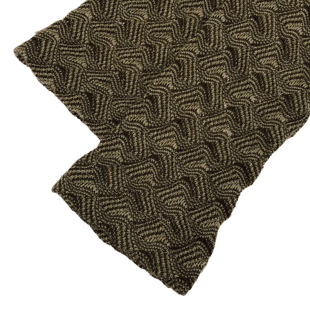 MISSONI SPORT ミッソーニスポーツ ブラウン ウール混 ジグザグ ボートネックニットトップス トップス
