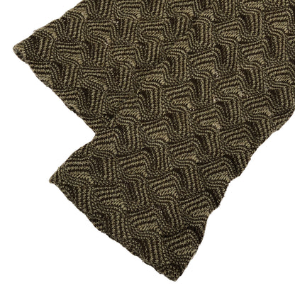 MISSONI SPORT ミッソーニスポーツ ブラウン ウール混 ジグザグ ボートネックニットトップス トップス
