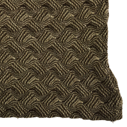 MISSONI SPORT ミッソーニスポーツ ブラウン ウール混 ジグザグ ボートネックニットトップス トップス