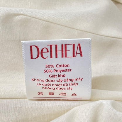 その他ブランド 【DeTHEIA】アイボリー シフォン レース刺繍 ドレス ワンピース ワンピース