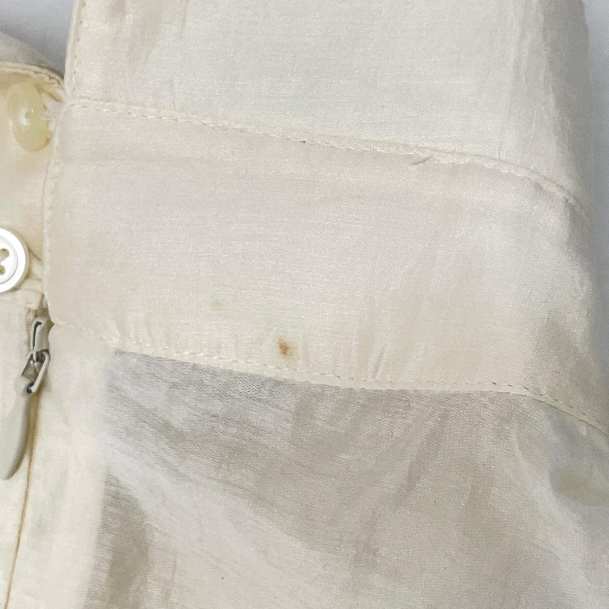 その他ブランド 【DeTHEIA】アイボリー シフォン レース刺繍 ドレス ワンピース ワンピース