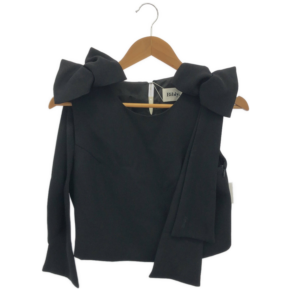 Bibiy ビビィ B60-TS142BKF ブラック DONNA RIBBON TOP トップス