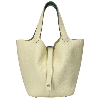 HERMES エルメス 美品 W刻 トリヨン ピコタンロック18/PM エクラ ハンドバッグ