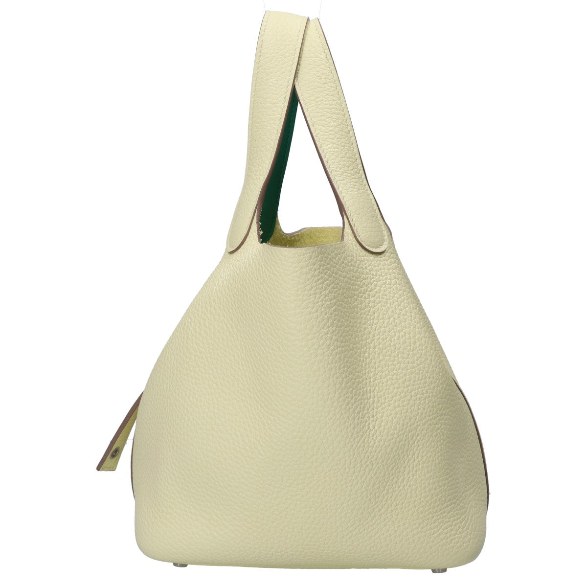HERMES エルメス 美品 W刻 トリヨン ピコタンロック18/PM エクラ ハンドバッグ