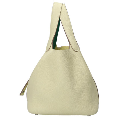 HERMES エルメス 美品 W刻 トリヨン ピコタンロック18/PM エクラ ハンドバッグ