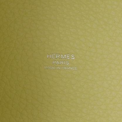 HERMES エルメス 美品 W刻 トリヨン ピコタンロック18/PM エクラ ハンドバッグ