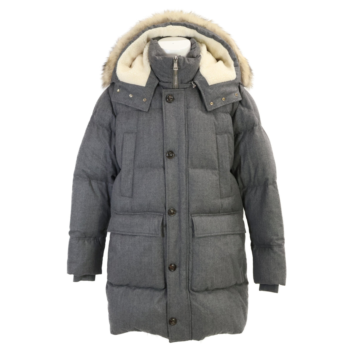 MONCLER モンクレール 21AW VILAINE ヴィレーヌ ファー付き ロングダウンジャケット ジャケット