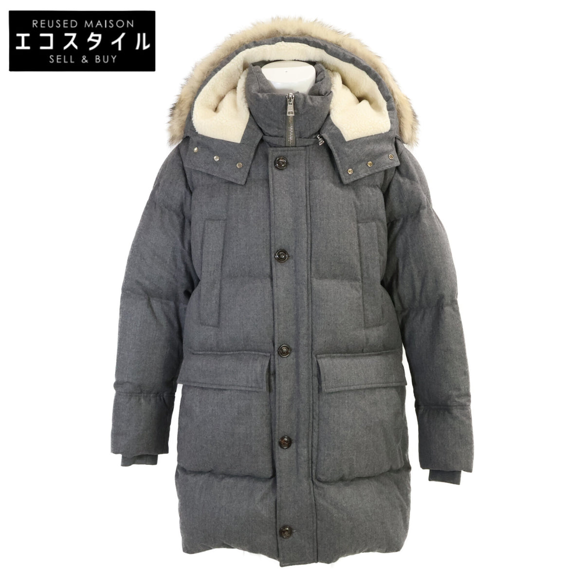 MONCLER モンクレール 21AW VILAINE ヴィレーヌ ファー付き ロングダウンジャケット ジャケット