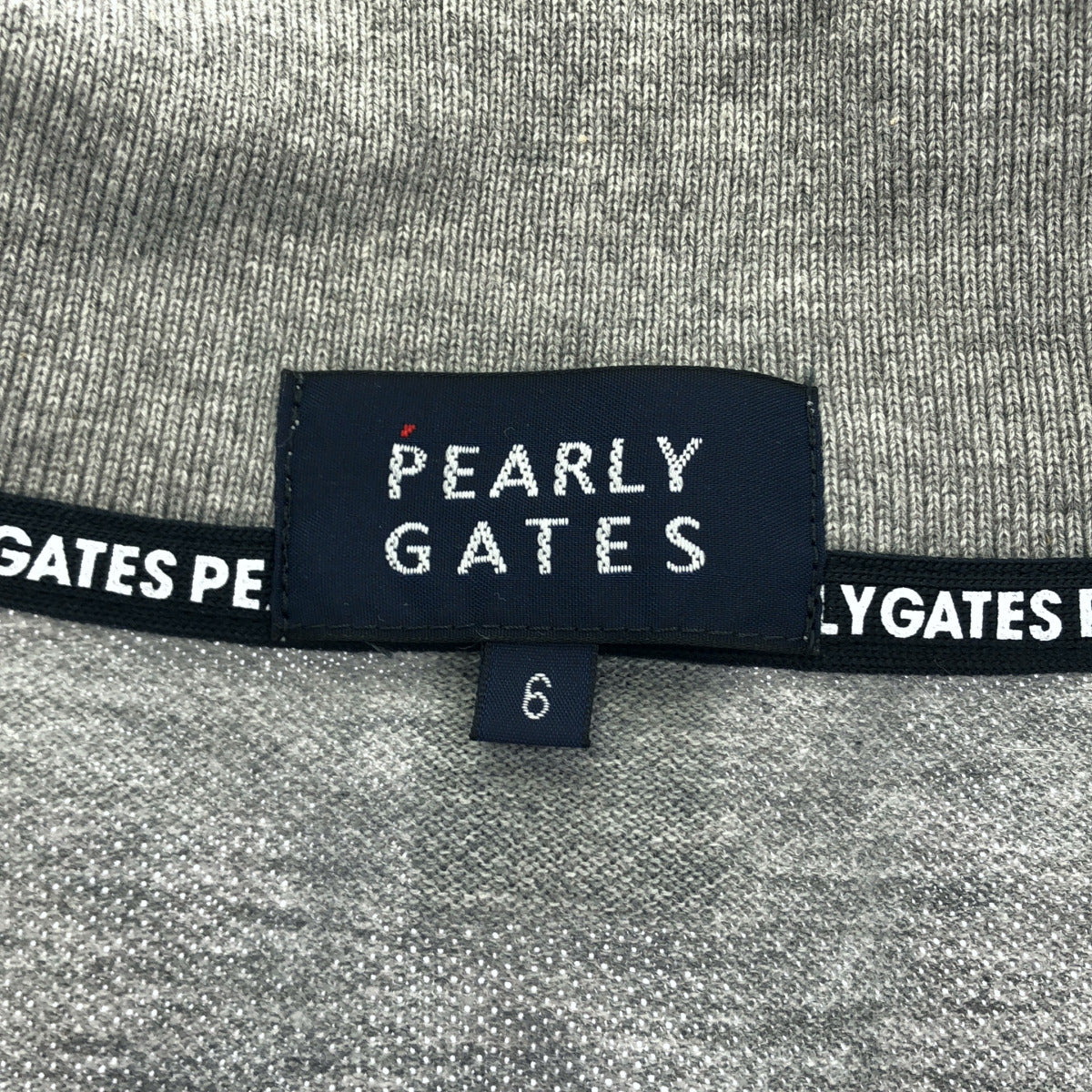 PEARLY GATES パーリーゲイツ ×Disney 053-3260001 グレー プーさん刺繍 ゴルフウェア トップス