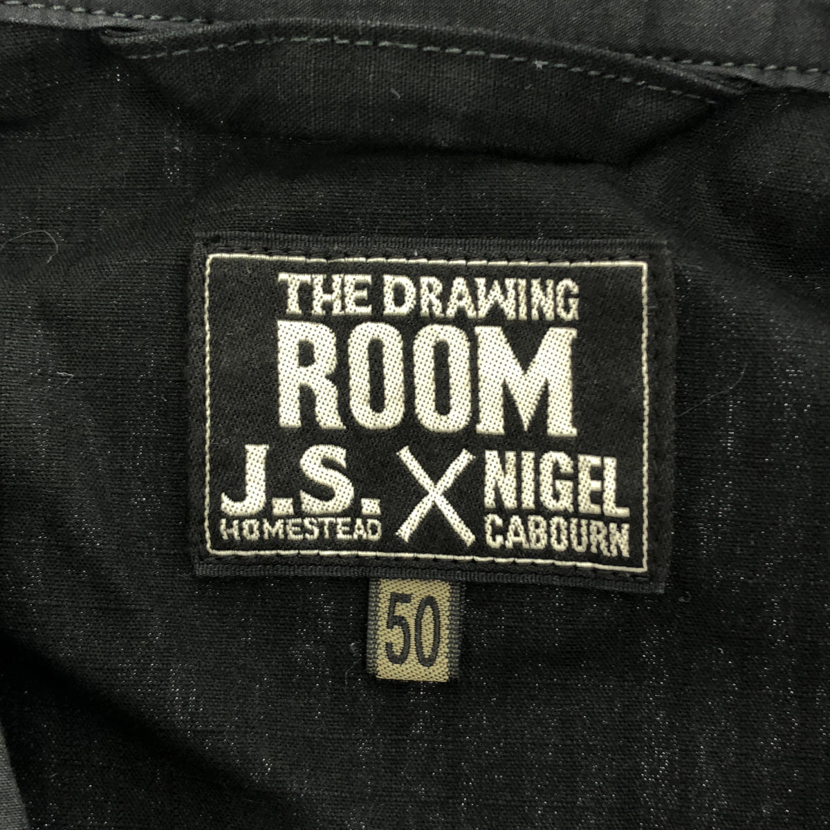 NIGEL CABOURN ナイジェルケーボン ×J.S Homestead ブラック ユーティリティーシャツ ジャケット トップス