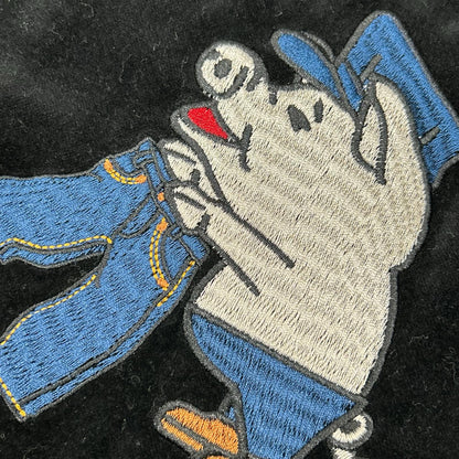 STUDIO D'ARTISAN ステュディオダルチザン 4395 別珍×キルティングレーヨンサテン スカジャン 浪速 通天閣 たこ焼き ジャケット