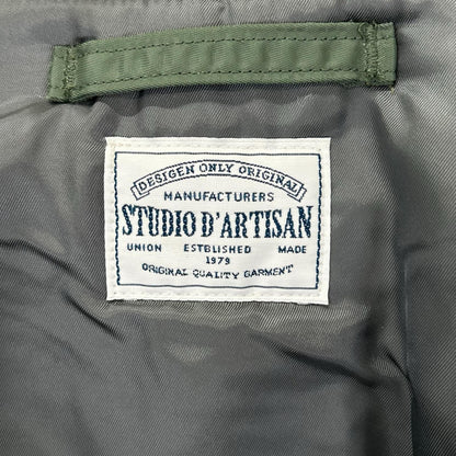 STUDIO D'ARTISAN ステュディオダルチザン 4342 カーキ MA-1 フライトジャケット メンズ ミリタリージャケット ジャケット