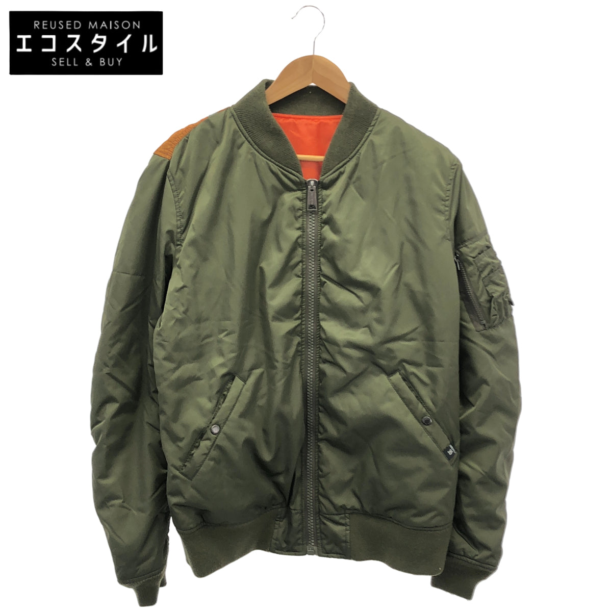 AVIREX アヴィレックス 6102049 カーキ 35th ANNIVERSARY MA-1 ブルゾン トップス
