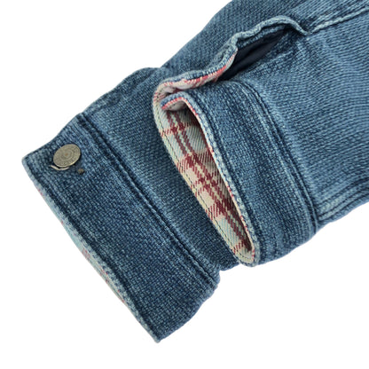 STUDIO D'ARTISAN ステュディオダルチザン D4323 ブルー LUNCH JACKET "SASIKO" トップス