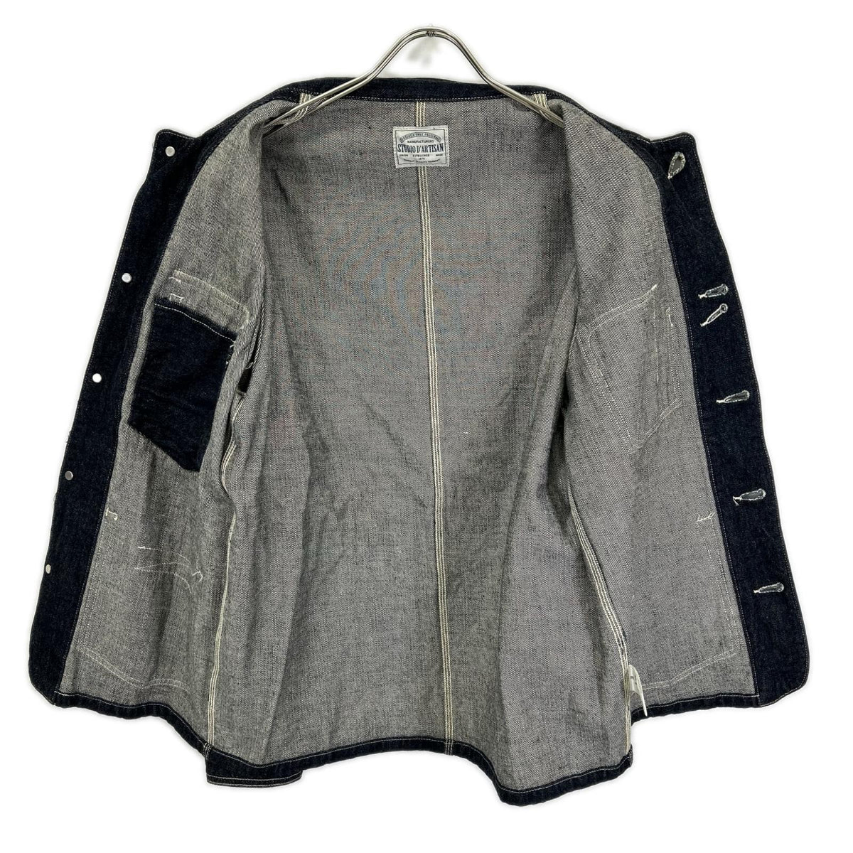 STUDIO D'ARTISAN ステュディオダルチザン D4347 インディゴ COVERALL JACKET ジャケット