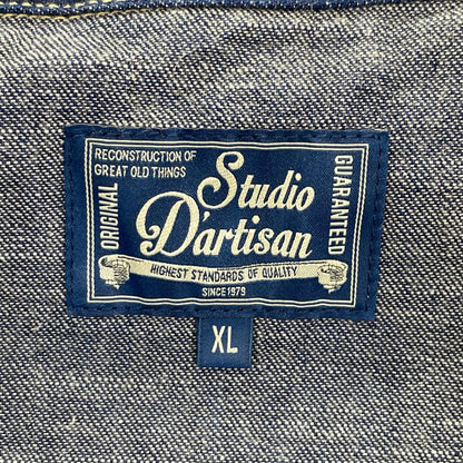 STUDIO D'ARTISAN ステュディオダルチザン D5549 インディゴ ライトオンス デニム ウエスタンシャツ トップス