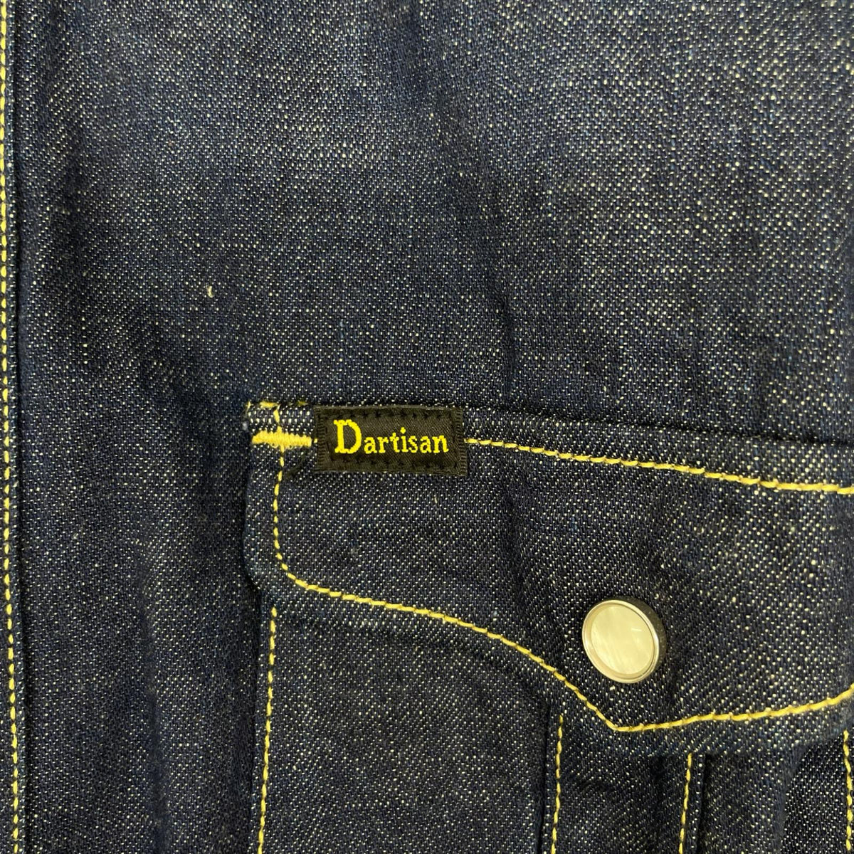 STUDIO D'ARTISAN ステュディオダルチザン D5549 インディゴ ライトオンス デニム ウエスタンシャツ トップス