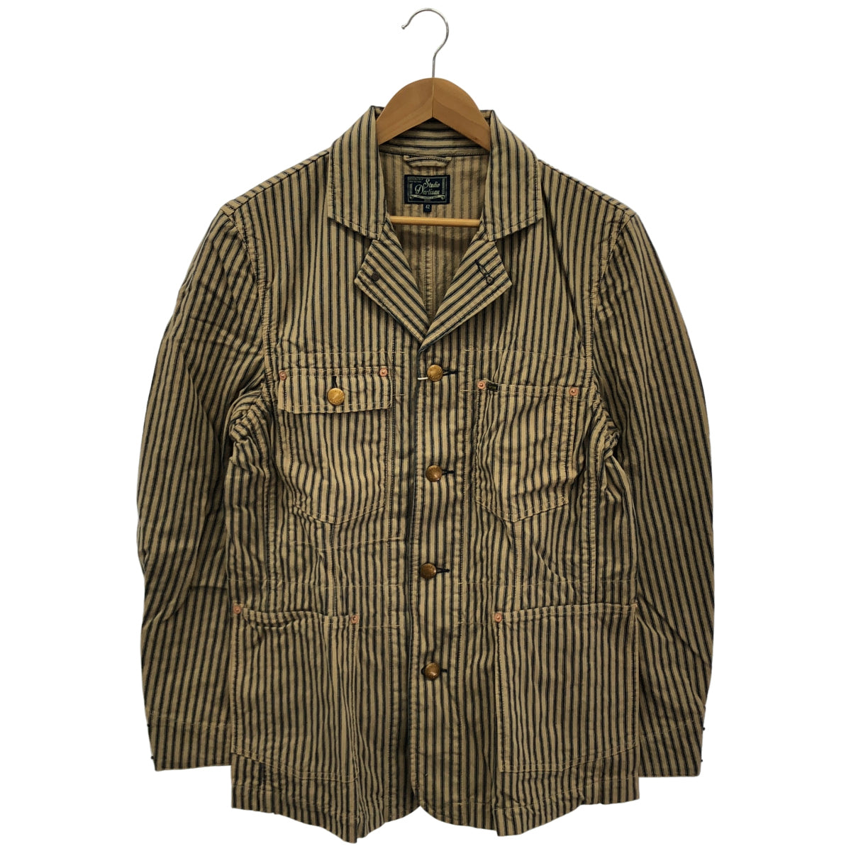 STUDIO D'ARTISAN ステュディオダルチザン 4414 ベージュ Mr,Rail Road Jacket トップス
