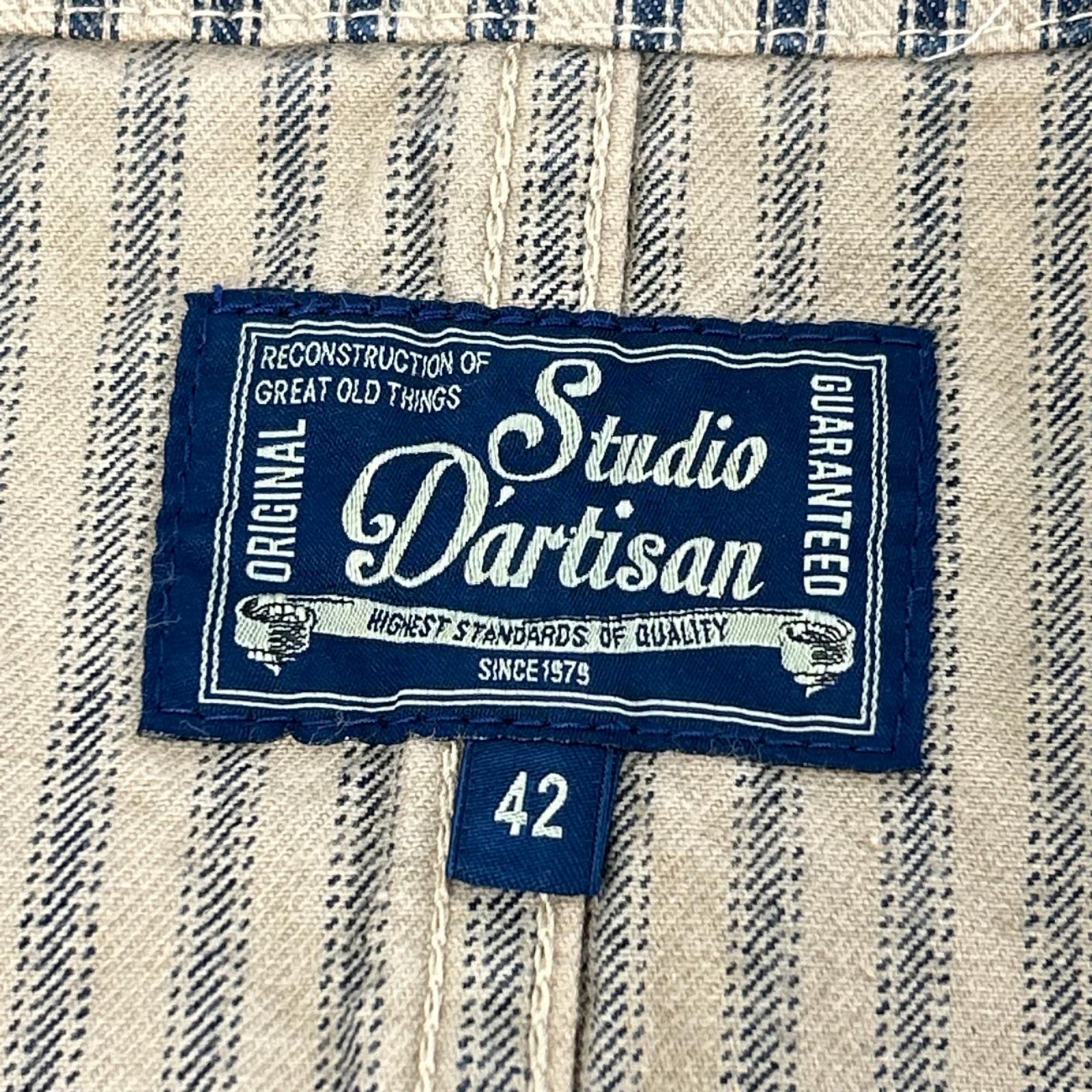 STUDIO D'ARTISAN ステュディオダルチザン 4415 ベージュ Mr.RAIL ROAD ベスト ベスト