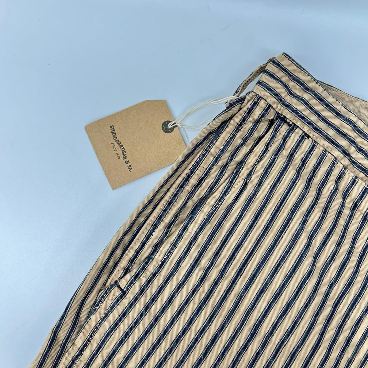STUDIO D'ARTISAN ステュディオダルチザン 1733 ベージュ MR.RAIL ROAD PANTS ボトムス