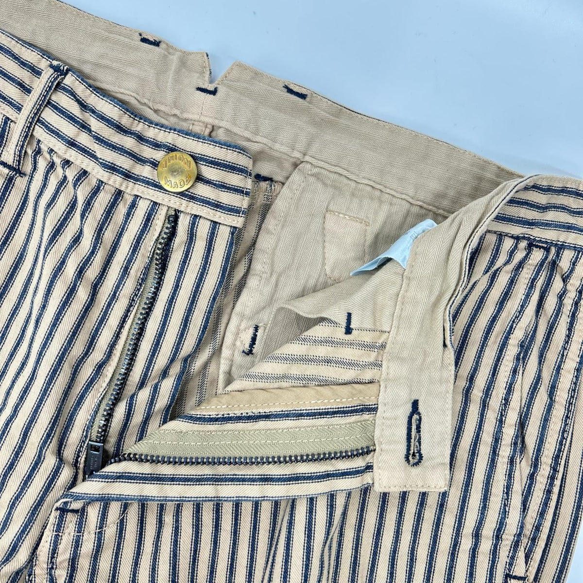 STUDIO D'ARTISAN ステュディオダルチザン 1733 ベージュ MR.RAIL ROAD PANTS ボトムス