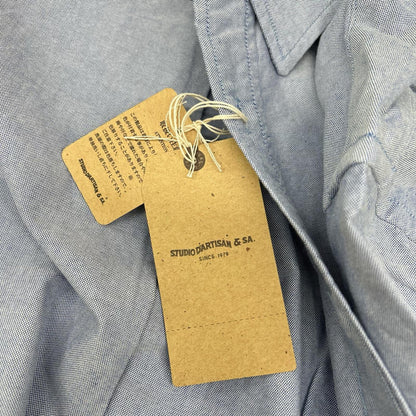 STUDIO D'ARTISAN ステュディオダルチザン 5582 サックス スヴィンゴールドシャツ トップス