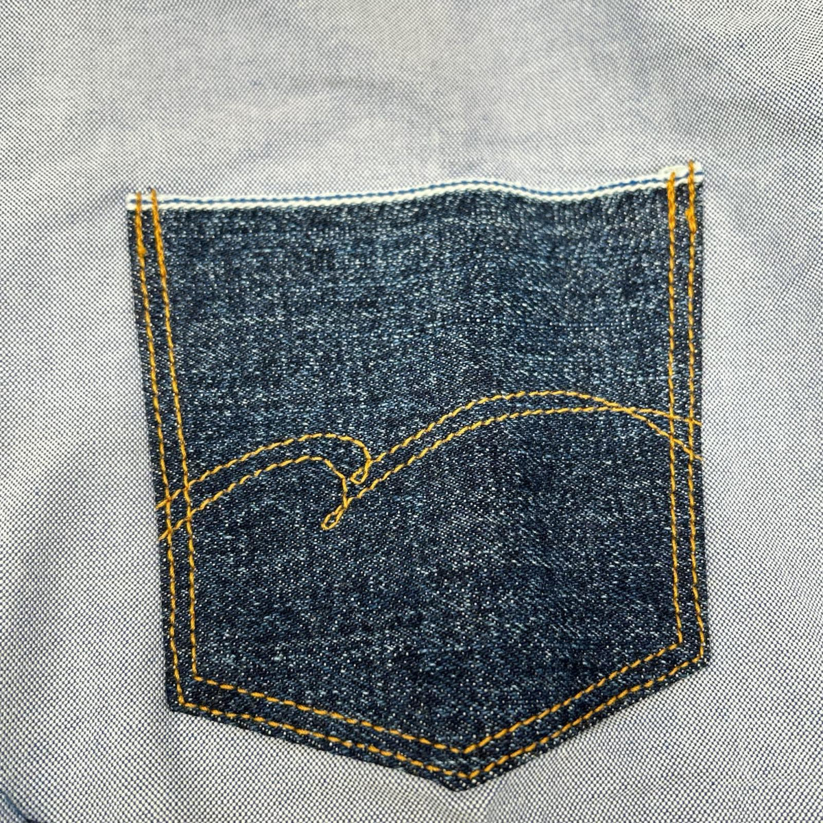 STUDIO D'ARTISAN ステュディオダルチザン 5582 サックス スヴィンゴールドシャツ トップス