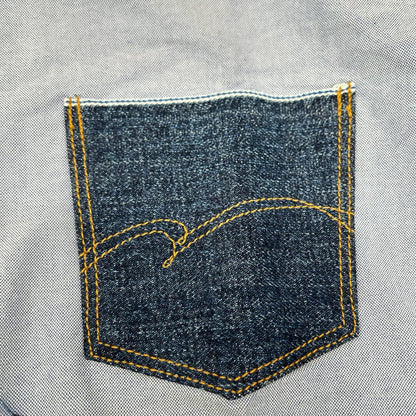 STUDIO D'ARTISAN ステュディオダルチザン 5582 サックス スヴィンゴールドシャツ トップス