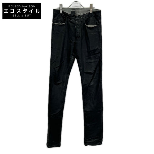 Dior HOMME ディオールオム 003D000TX027 ブラック ワックスコーティング スキニーパンツ ボトムス