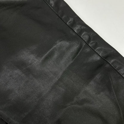 Dior HOMME ディオールオム 003D000TX027 ブラック ワックスコーティング スキニーパンツ ボトムス