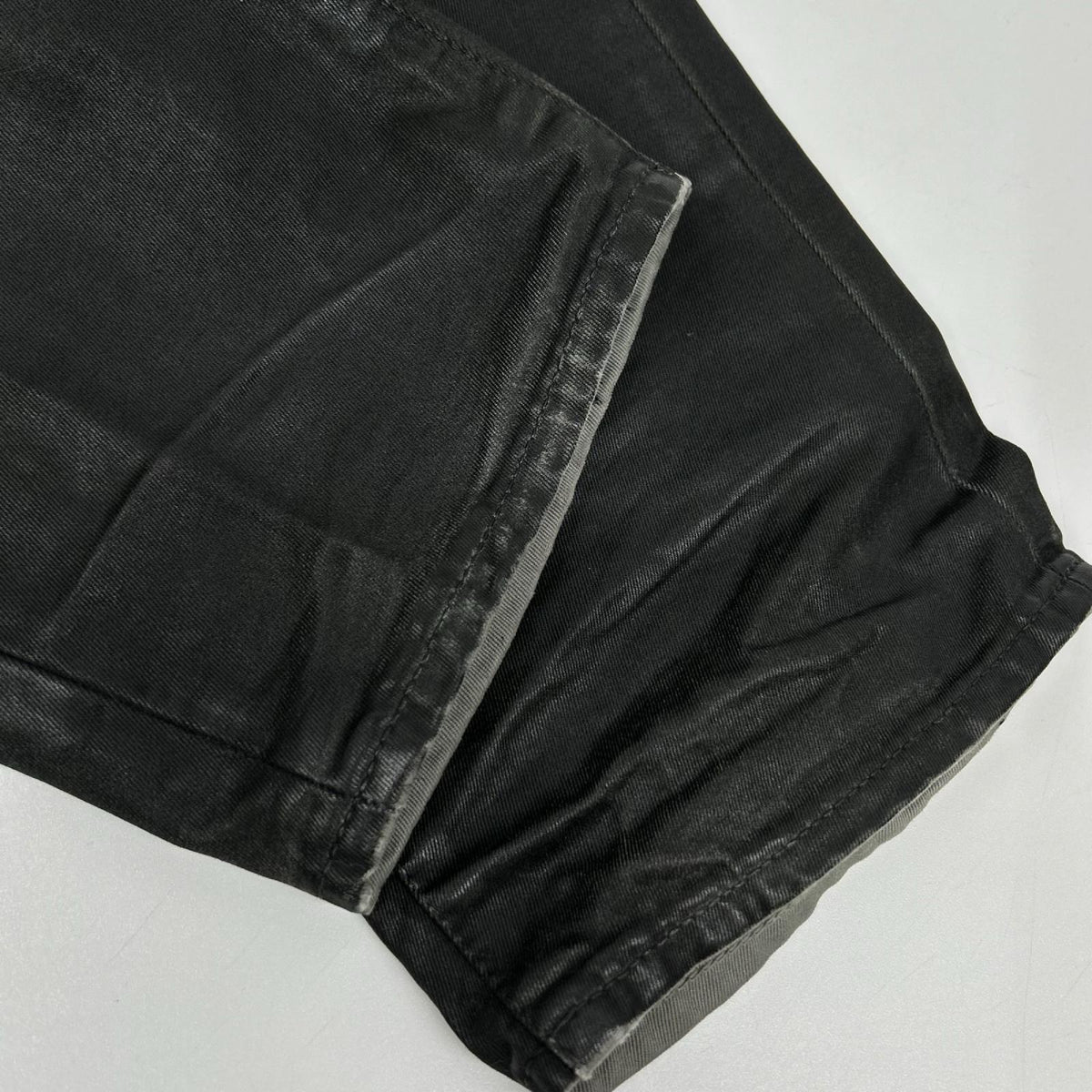Dior HOMME ディオールオム 003D000TX027 ブラック ワックスコーティング スキニーパンツ ボトムス