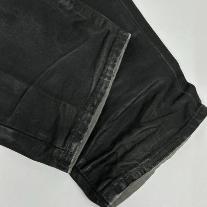Dior HOMME ディオールオム 003D000TX027 ブラック ワックスコーティング スキニーパンツ ボトムス