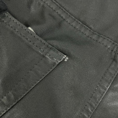 Dior HOMME ディオールオム 003D000TX027 ブラック ワックスコーティング スキニーパンツ ボトムス