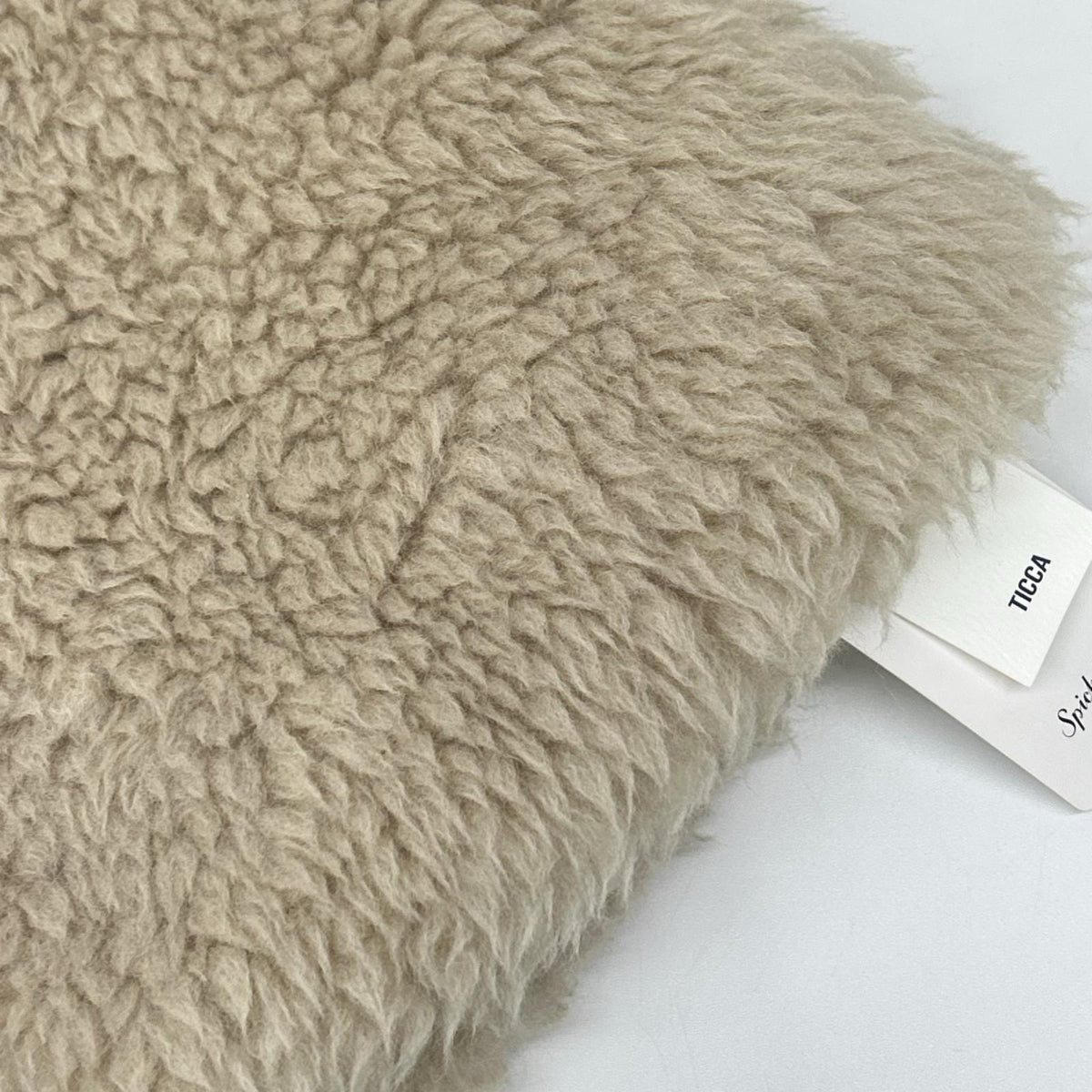 TICCA ティッカ 0253410082 TBEA-082 25年 ベージュ ウールファーショートコート コート