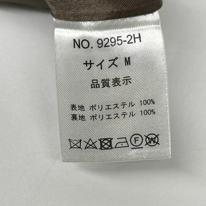 9295-2H ブラウン 2WAY スリットスリーブテーラードジャケット ジャケット